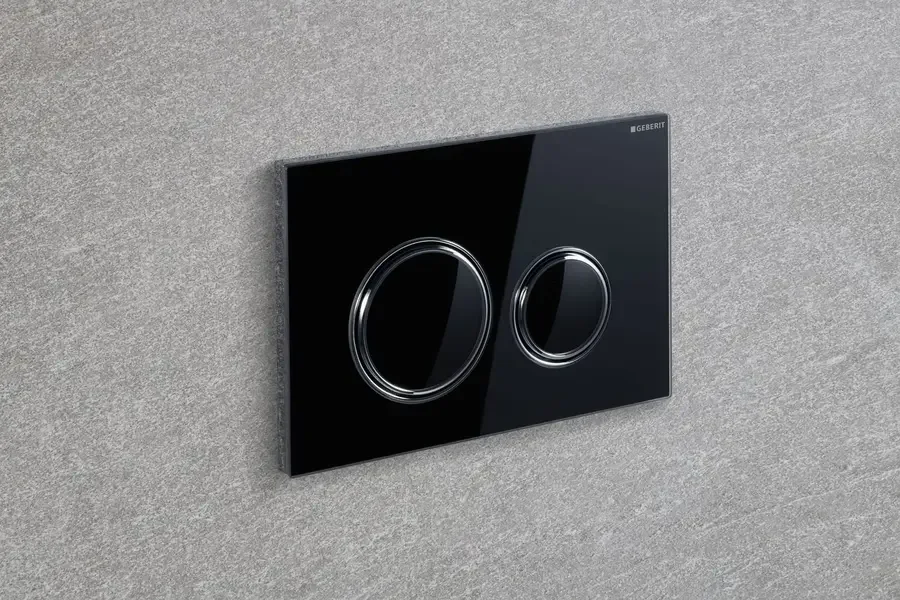 Plaque Geberit · visuel de la sélection EDIFIS. Identifier le modèle sur sa fiche avant commande.