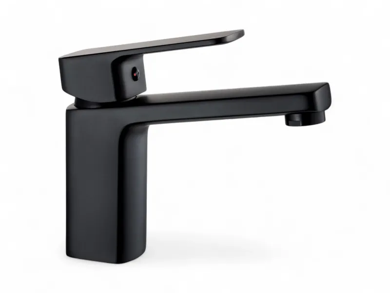 NEO by Deante Maro 95 black basin mixer